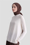 Basic Rayon Tunic Ecru - 4