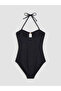 Women's Swimsuit with Tie-Detail Removable Pads - 2
