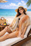 Patterned Thin Fabric Women's Pareo - 3
