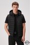 New season comfortable fit detachable hooded stand collar water and cold resistant puffer vest jacket
