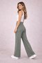 Modal Fabric High-Waist Stretchy Shaping Straight-Leg Pants Leggings - 2