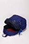 5-Compartment Luxury Crinkle Waterproof Fabric High School and Middle School Backpack + Monkey Keychain Gift - 6