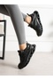 Chunky Black Women's Sneakers - 2