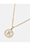Women Gold Letter K Necklace Set - 2