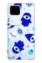Vivo V30 Compatible Hamsa Hand Pattern Transparent Phone Case