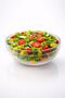Medium Size Glass Salad Bowl - Nordic Style Bowl - Transparent Fruit Bowl 22 cm - 3