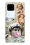 Vivo V30 Compatible Renaissance Collage Pattern Transparent Phone Case