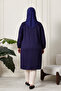 Women's Two-Thread Combed Cotton Long Hijab Tunic Plus Size - 5