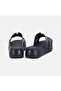 Women's Black Crocodile Printed Wedge Heeled Patent Leather Slippers - 5