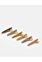 Women Multicolour Metal Hair Clip 6 Piece Set - 2
