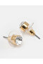 Women Gold Letter A Necklace Set With Earrings - 4