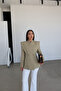 Flap Buttoned Jacket with Piece Detail