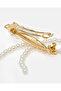 Women Pearl Bow Hair Clip - 4