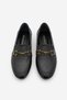 Women's Loafer Moccasin Buckle Classic Casual Shoes Tavelo Black - 7