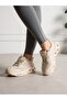 Chunky Cream Women's Sneakers - 3