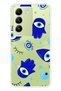 Vivo V30 Lite Compatible Hamsa Hand Pattern Transparent Phone Case