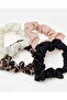Women Multicolour Scrunchie Set - 3