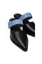 K201898 Anita Leather Semi Open Black Women's Shoes - 2