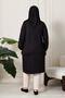 Women's Two-Thread Combed Cotton Long Hijab Tunic Plus Size - 5