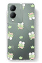 Vivo Y17S Compatible Frog Patterned Transparent Phone Case