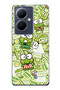 Vivo V29 Lite 5g Compatible Cute Frog Pattern Transparent Phone Case