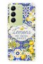 Vivo V30 Lite Compatible Lemon Patterned Transparent Phone Case