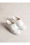 Rui̇n White Wedge Heeled Women's Slippers - 4