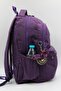Purple Unisex School Backpack Waterproof Fabric Middle School High School University School Bag 2200 - 2