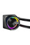 Skeleton 360 Argb 360mm Aio Liquid Cooler 3X120Mm Pwm Argb Fan Intel Amd Compatible Black - 2