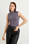 Women's 5-Piece Economical Sleeveless Blouse Set Cream Bitter Coffee Gray Anthracite Navy Blue - 4
