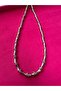 Milena Istanbul Gold and Silver Mix Ring Stone Necklace - 2