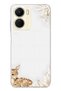 Vivo Y16 Compatible Transparent Phone Case with Fawn Pattern