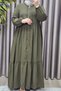Women's Clothing Plus Size Brooched Crepe Fabric Ferace - 7