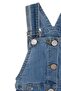 Girl's Buttoned Denim Salopet Jumpsuit - 2