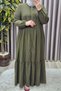 Women's Clothing Plus Size Brooched Crepe Fabric Ferace - 5