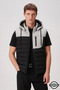 Zra model new season detachable hooded stand collar water and cold proof inflatable vest
