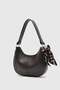 Caldera Scarf Detailed Baguette Bag Bitter Brown - 4