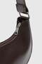 Caldera Scarf Detailed Baguette Bag Bitter Brown - 8