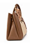 Textured Leather Handbag with Extra strap for shoulder. Medium (L34*W13*H24 cm) - 4