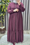 Women's Clothing Plus Size Brooched Crepe Fabric Ferace - 5