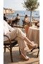 High Wooden Look Sole Skin Buckle Summer Women's Wedge Sole Sandals Shoes - 6
