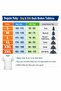 T-Shirt Basic Navy Blue 3-Piece Set 100% Cotton Regular Fit Men/Unisex - 5