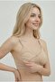 286 Skin Color 3-Piece Seamless Seamless Maternity and Nursing Bra - 3