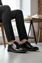Black Patent Leather Lace-Up Men's Casual Shoes 232 m - 3