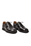 Black Genuine Leather Men's Casual Shoes 3165 m - 3