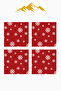 Digital Printed Soft Textured 4-Piece Throw Pillow Cover Set (43X43 cm) Krl0049 - 3