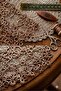 3 Pieces Shuttle Oya-Lace Apparatus Transparent Brown Color 7 cm - 3