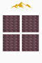 Digital Printed Soft Textured 4-Piece Throw Pillow Cover Set (43X43 cm) Krl0017 - 3