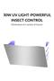 20W Electric UV Insect Killer & Fly Trap with 80m² Coverage Area - 4
