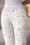 100% Cotton Knitted Elastic Waist Printed Patterned Stylish and Comfortable Women's Tracksuit Pajamas Single Bottom - 7